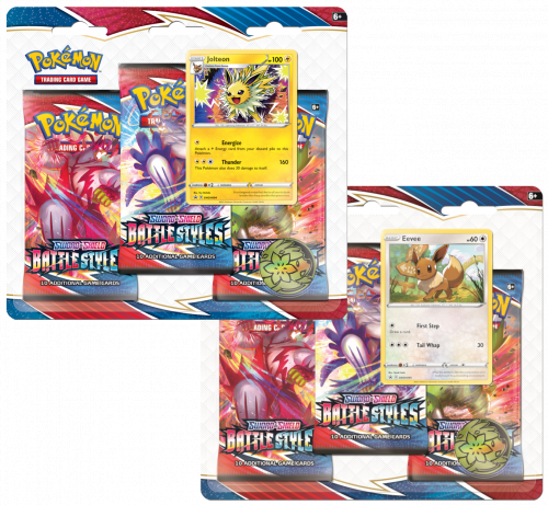 Pokémon TCG: Battle Styles - 3-pack Blister (24)